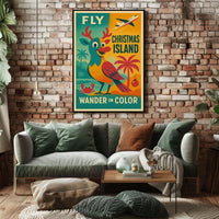 Fly to Christmas Island Poster