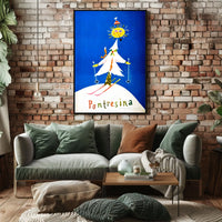 Pontresina Winter Wonderland Poster