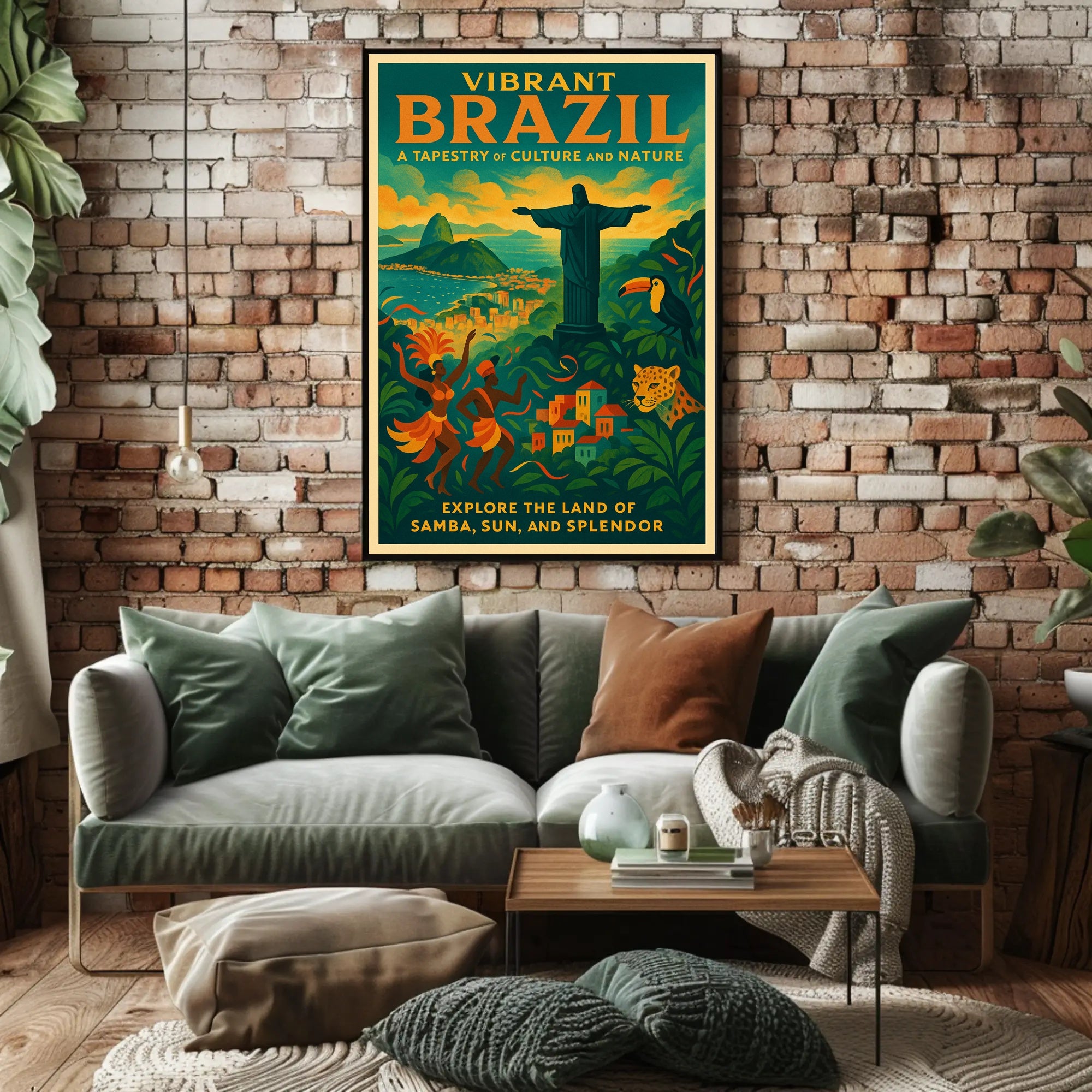 Vibrant Brazil A Tapestry Of Culture Poster