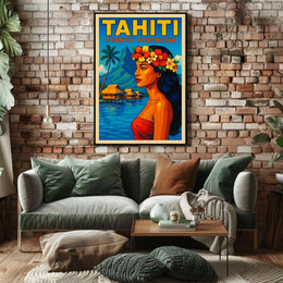 Tahiti French Polynesia Poster