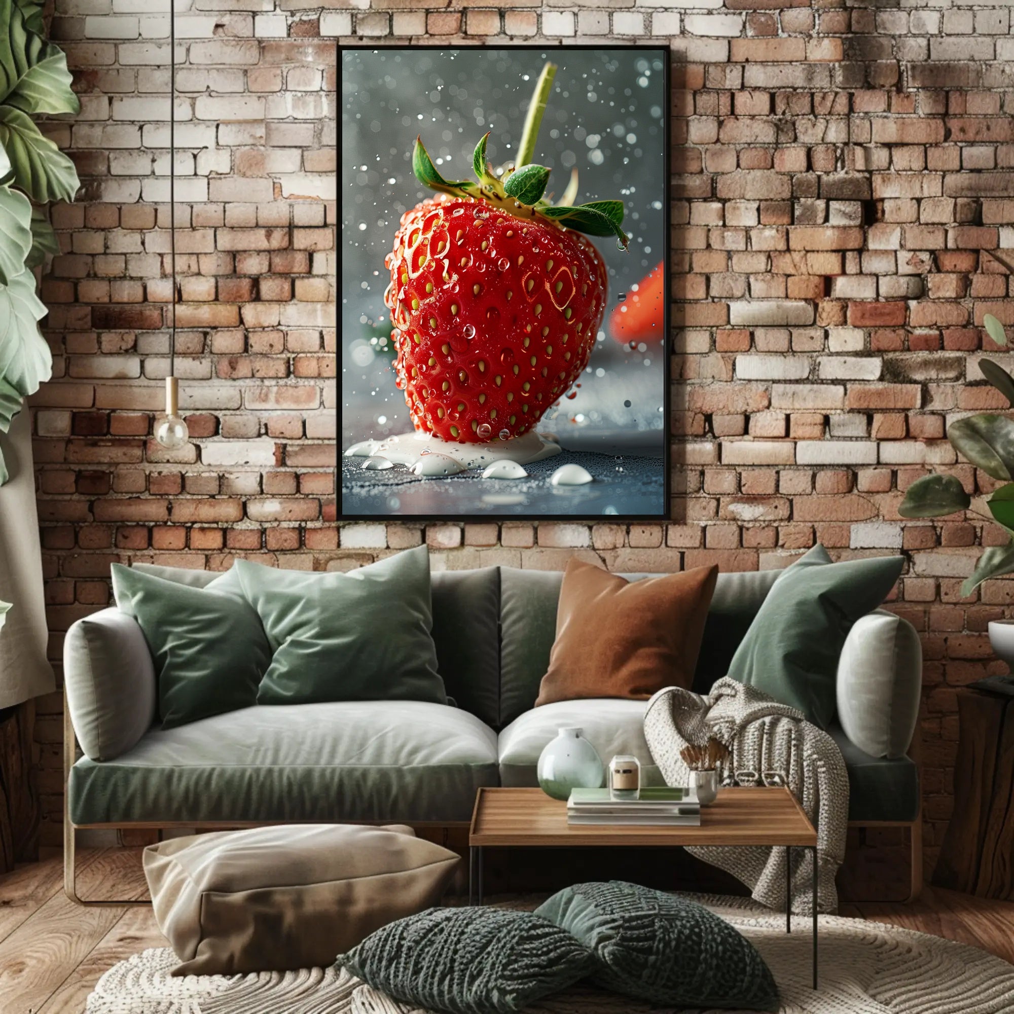 Juicy Strawberry Delight Poster PosterGoat