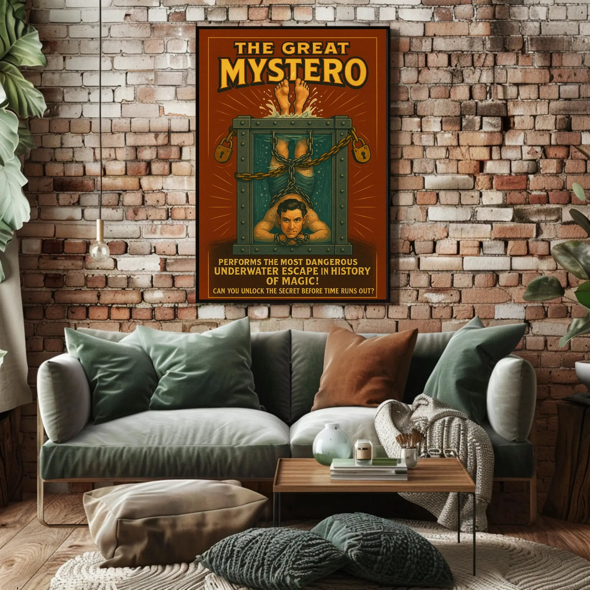 The Great Mystero Underwater Escape Poster