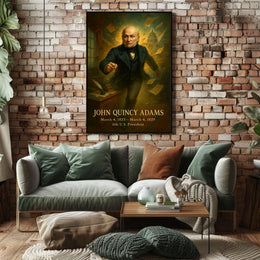 John Quincy Adams Patriotic Historical or Presidential Poster