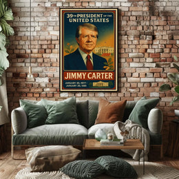 Jimmy Carter Historical Presidential Poster