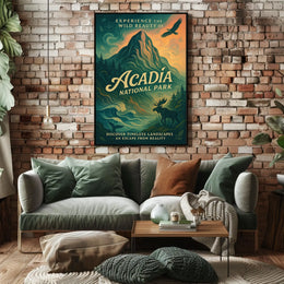 Discover The Beauty Of Acadia Poster