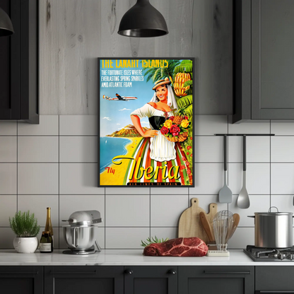 Canary Islands Travel Poster