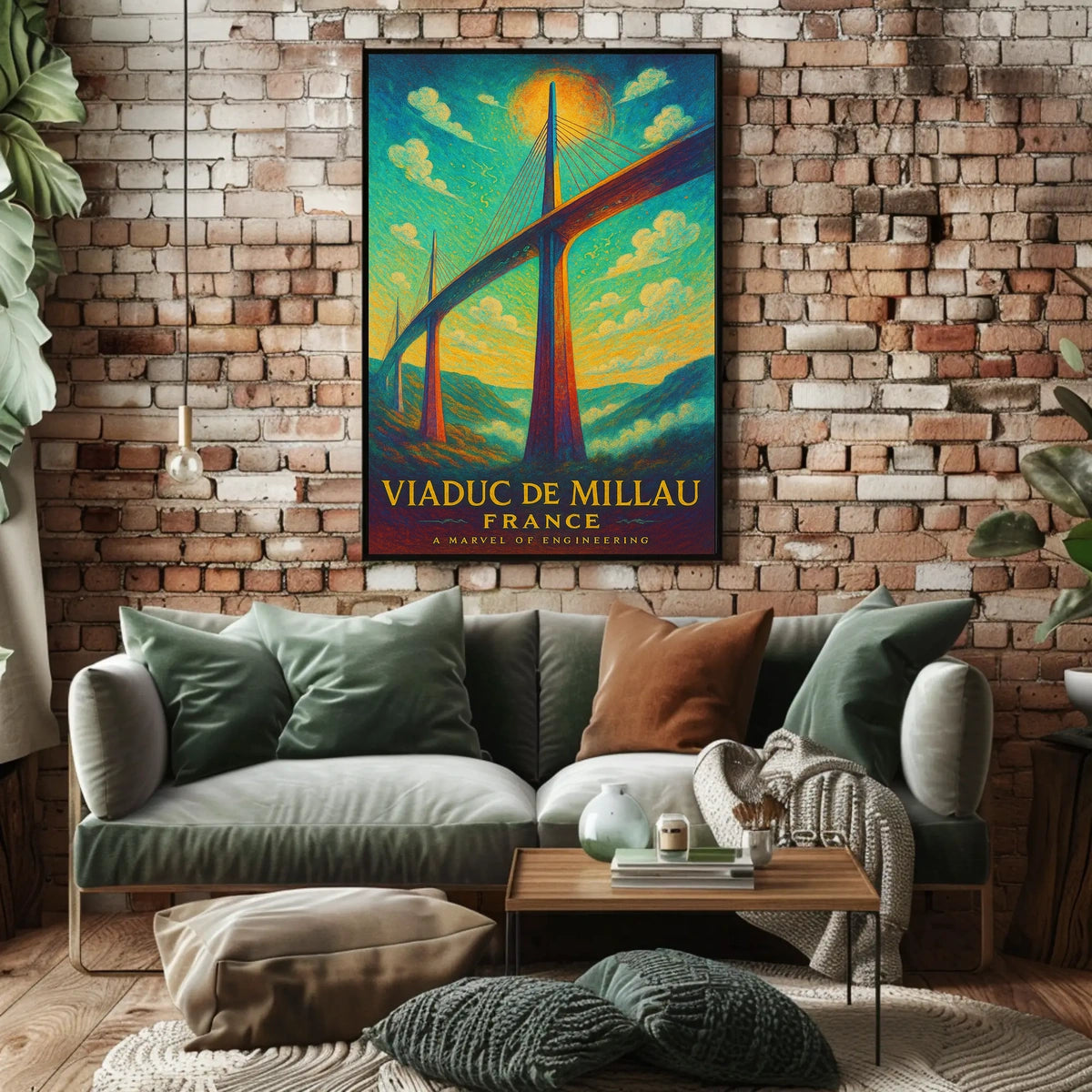 Viaduc de Millau A Marvel of Engineering Poster