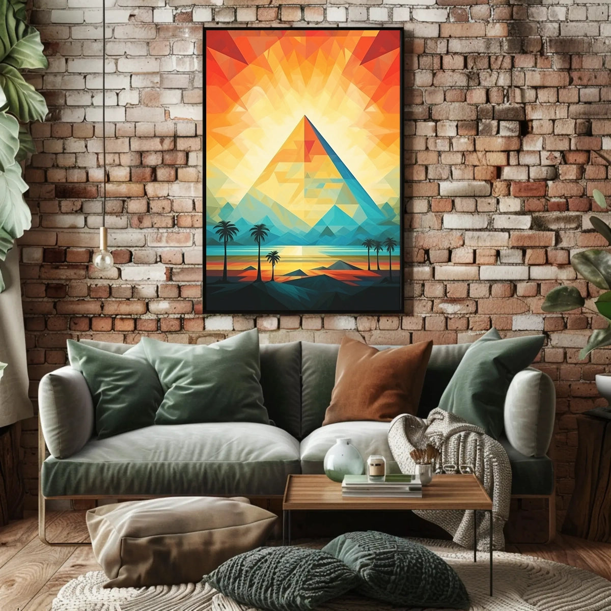 Egyptian Pyramid Mystique Cultural or Heritage Poster