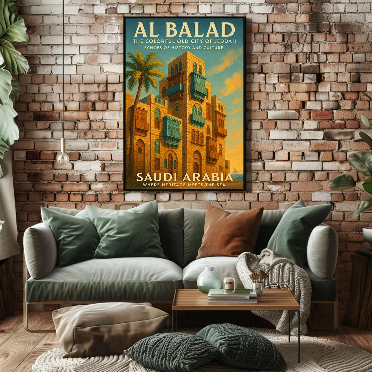 Al Balad The Colorful Old City Of Poster