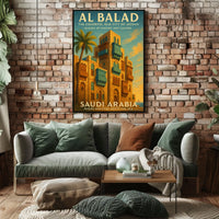 Al Balad The Colorful Old City Of Poster