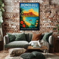 Discover Paradise in Honolulu Poster