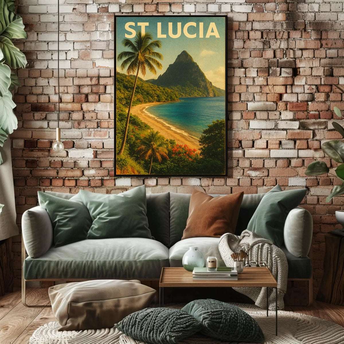St. Lucia Paradise Poster