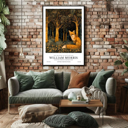 William Morris Exhibition Poster: Arts and Crafts Movement