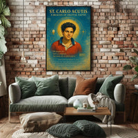St. Carlo Acutis A Beacon Of Digital Poster