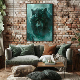 The Fierce Wolf Poster PosterGoat