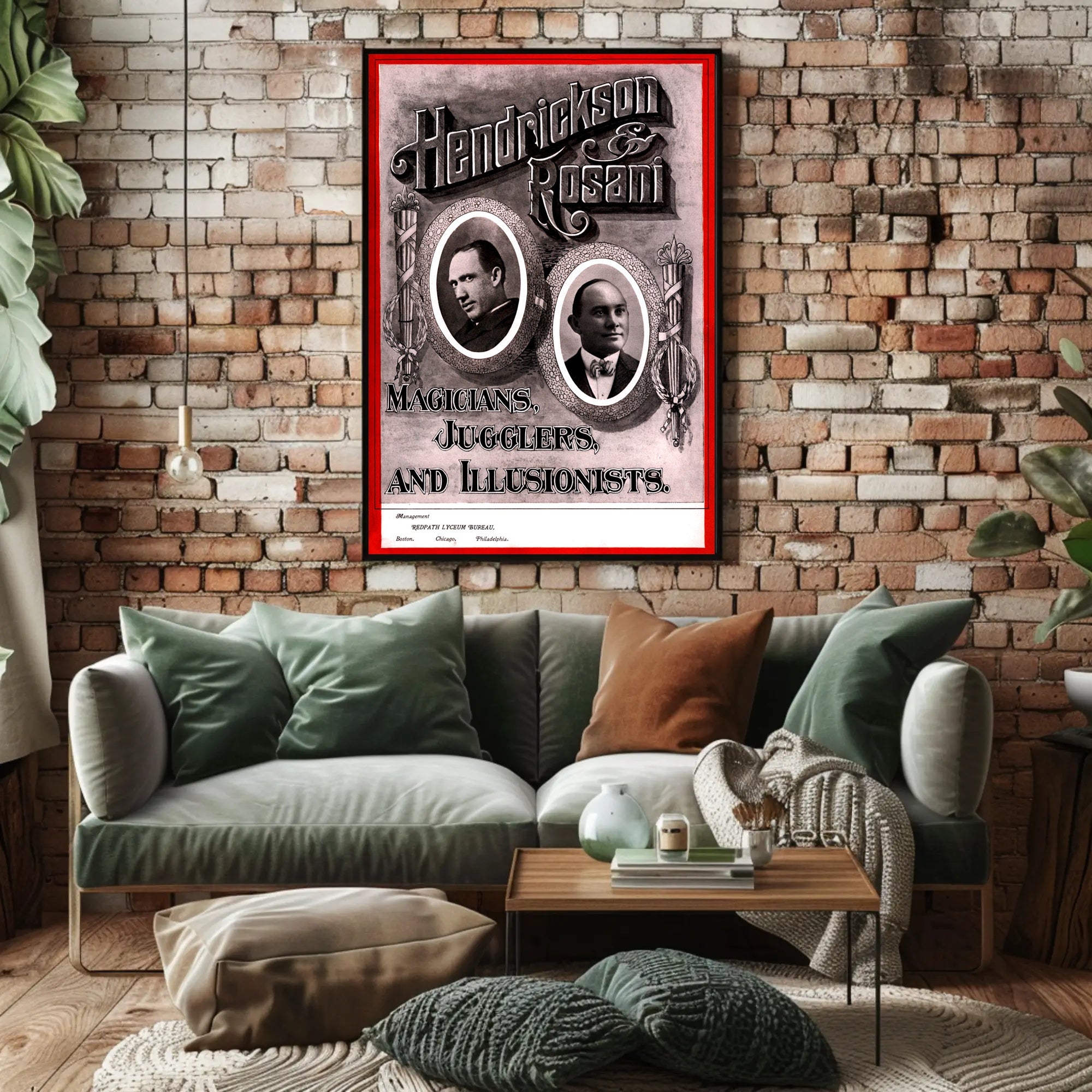Vintage Magic Show Poster with Charm - Cultural or Heritage Poster