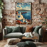 Scenic Mykonos Poster