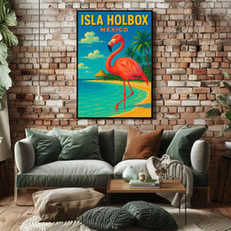 Isla Holbox Tropical Paradise Poster
