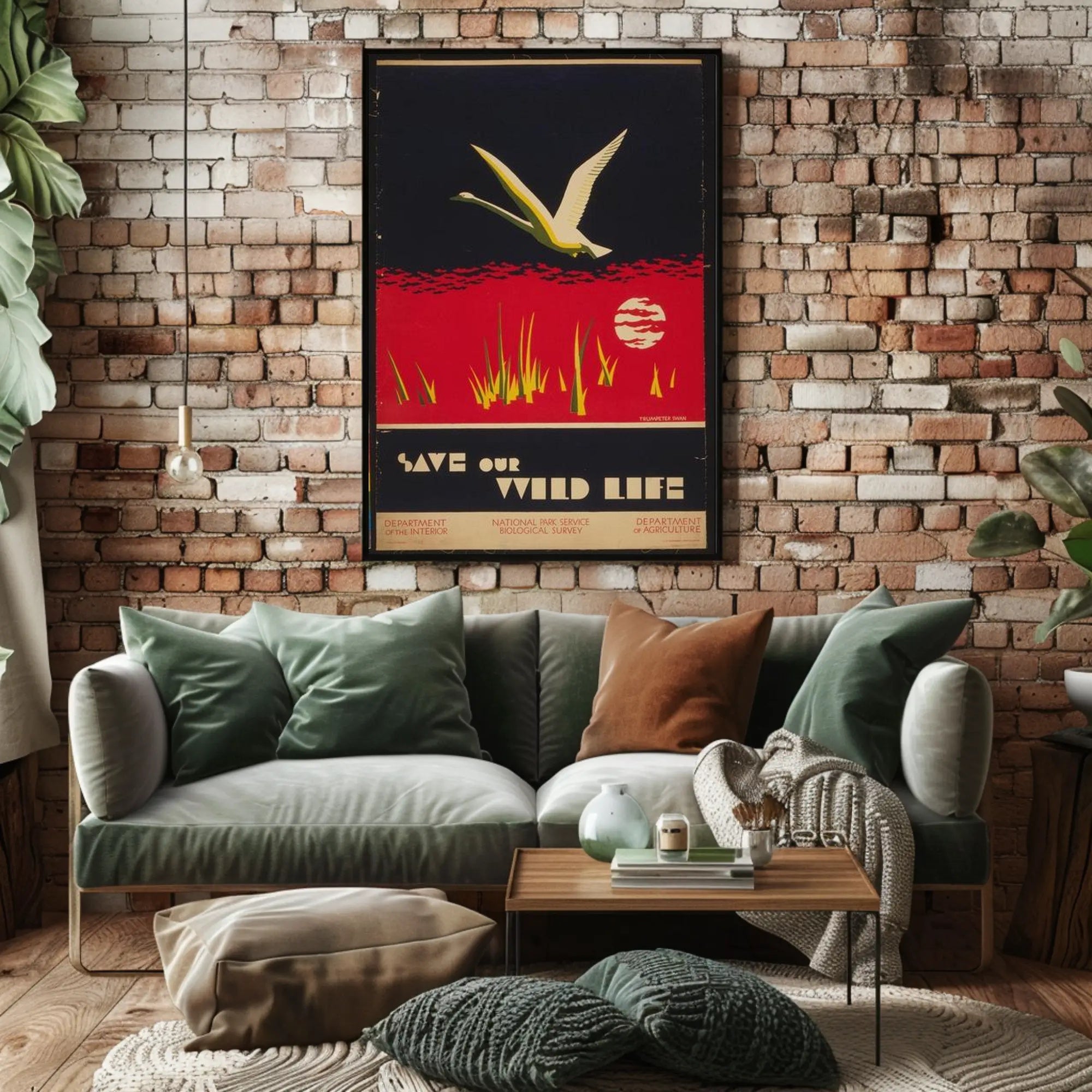 Save Our Wildlife Poster PosterGoat