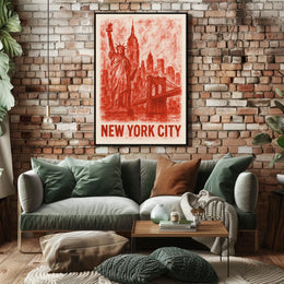 Iconic New York City Poster