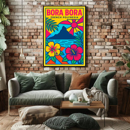 Bora Bora French Polynesia Poster PosterGoat