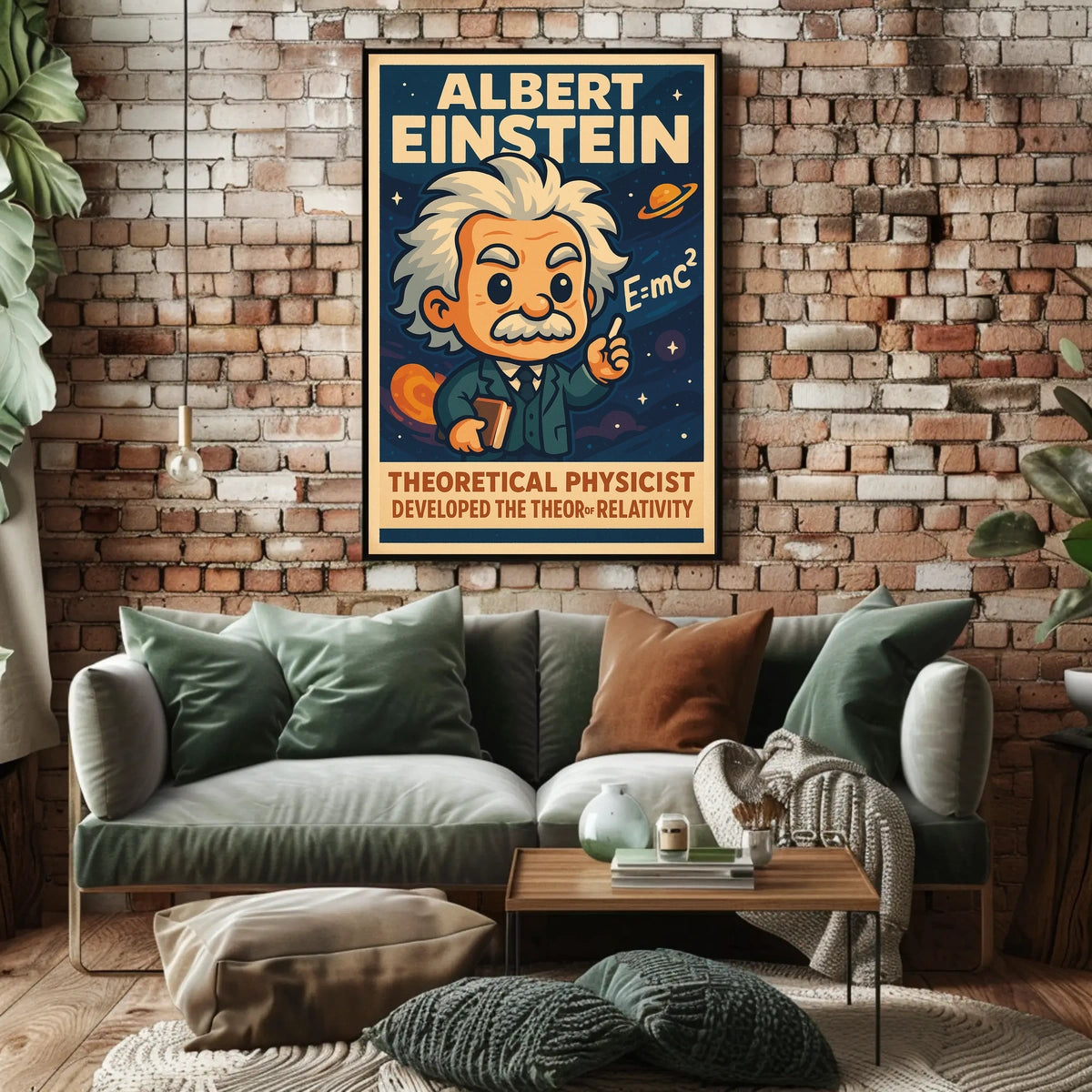 Albert Einstein Theoretical Physicist Poster