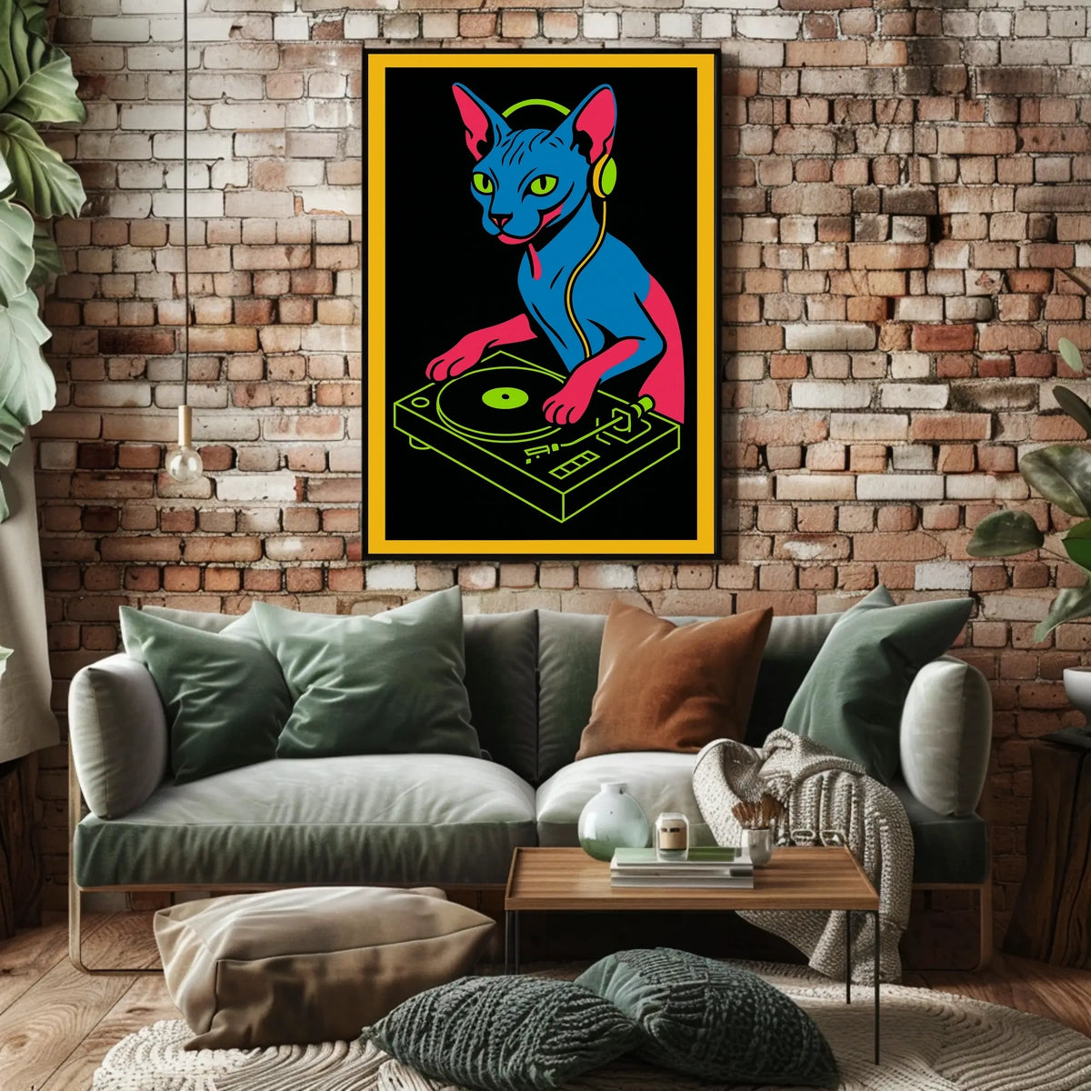 Dj Cat Vibes Poster