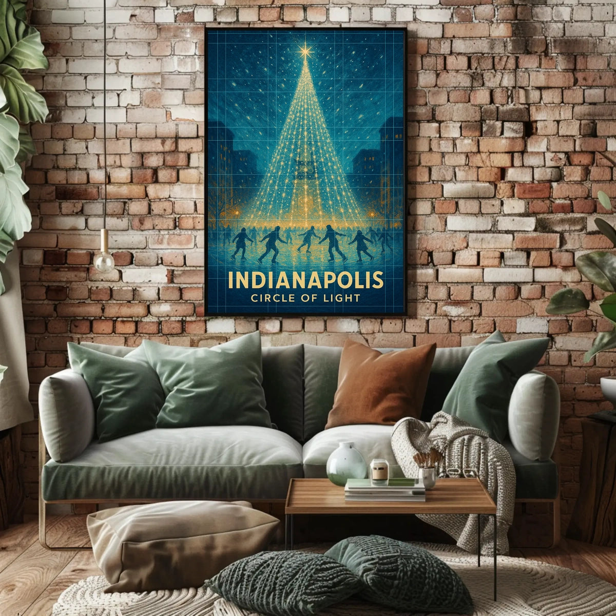 Indianapolis Circle Of Light Poster