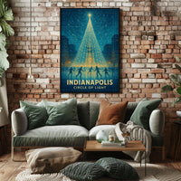Indianapolis Circle Of Light Poster