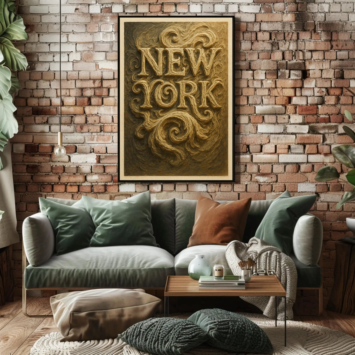 New York Artistic Typography Poster