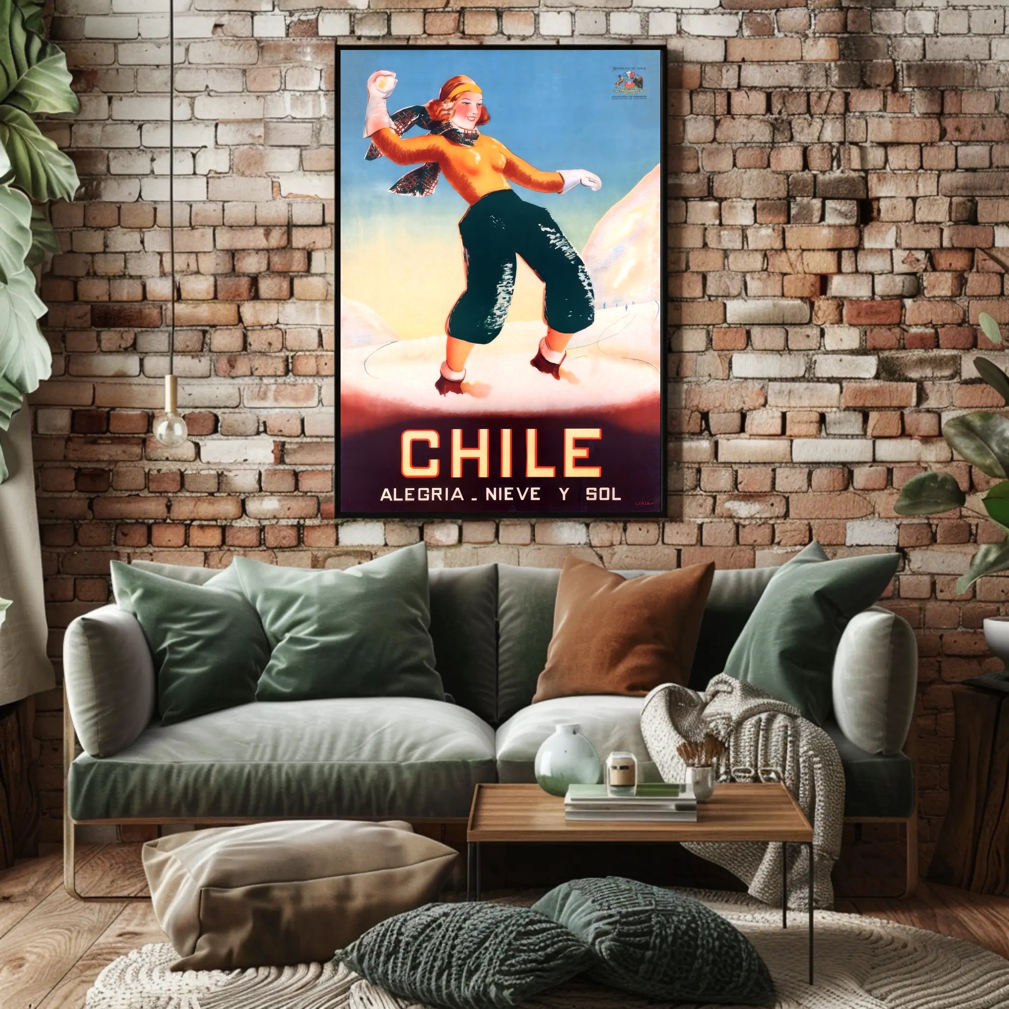Chile: Joy, Snow, and Sun Poster PosterGoat