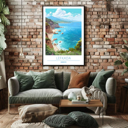 Coastal Beauty of Lefkada Poster