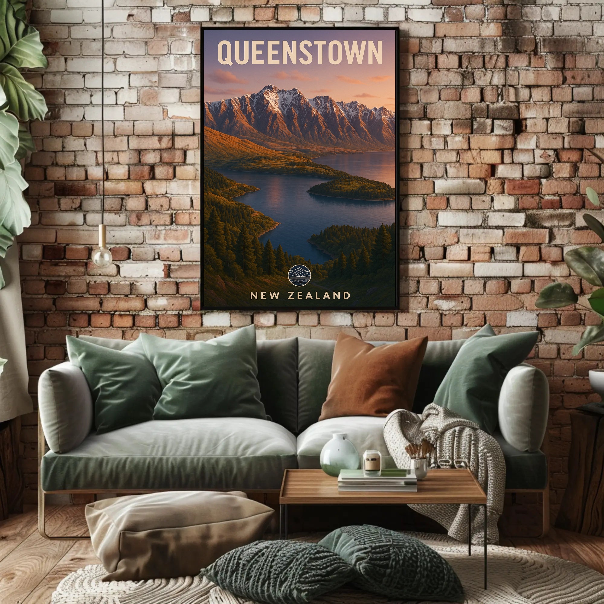 Queenstown, New Zealand Poster PosterGoat