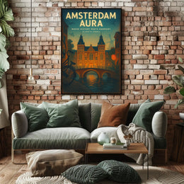 Amsterdam Aura Poster