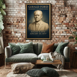 Gerald Ford – President of the United States Poster PosterGoat