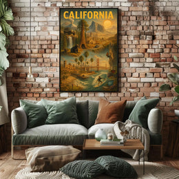 California Dreamscape Poster