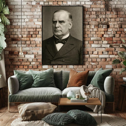 Classic Monochrome Formal Portrait Poster