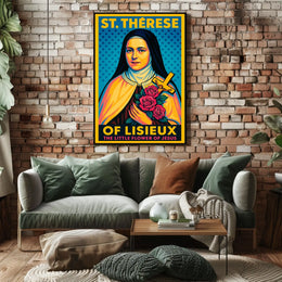 St. Thérèse of Lisieux The Little Flower of Jesus Poster