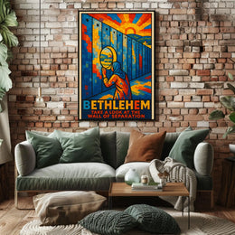 Bethlehem Wall Of Separation Poster