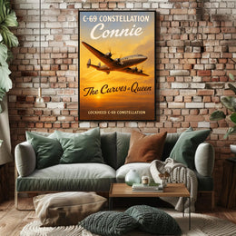 Lockheed C-69 Constellation Connie Poster PosterGoat