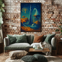Dreamscape of Dubai Poster