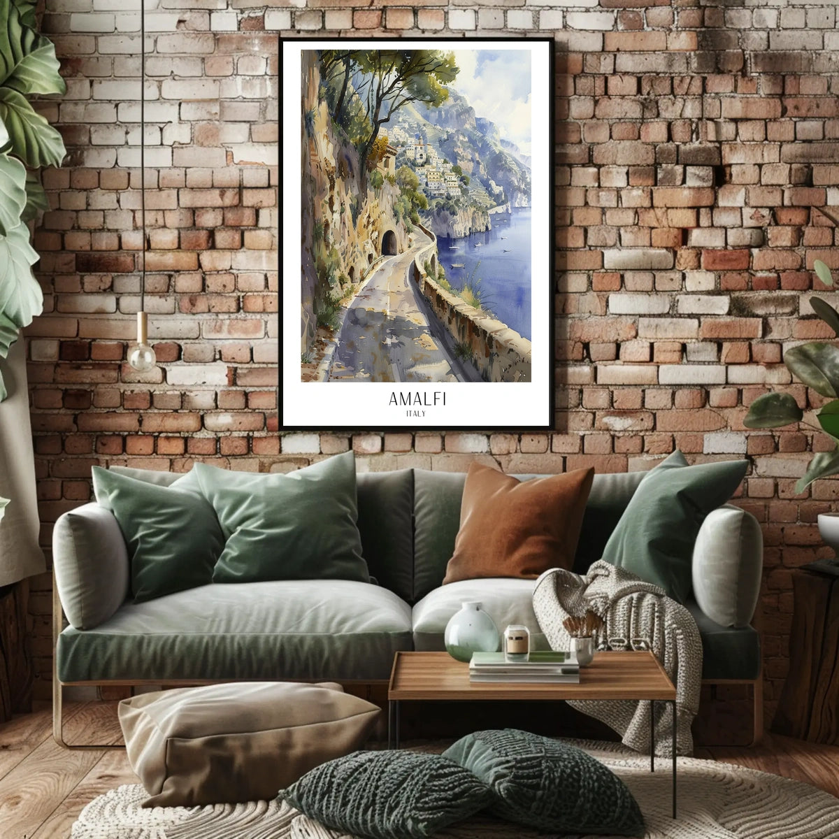 Amalfi Coast Scenic View Poster
