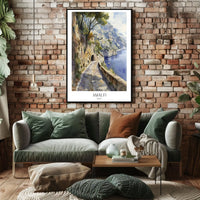 Amalfi Coast Scenic View Poster