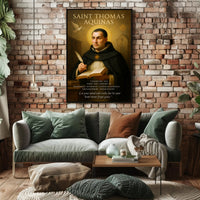 Saint Thomas Aquinas Tribute Poster PosterGoat