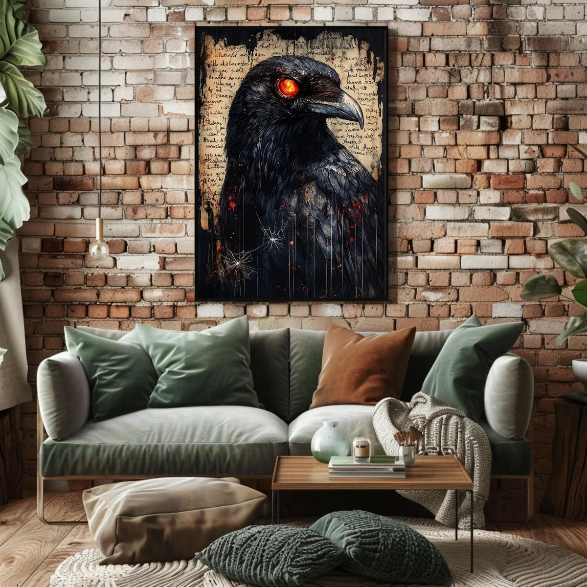 Mystical Raven Artwork for Animal Poster
