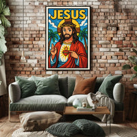 Jesus Illustration Poster