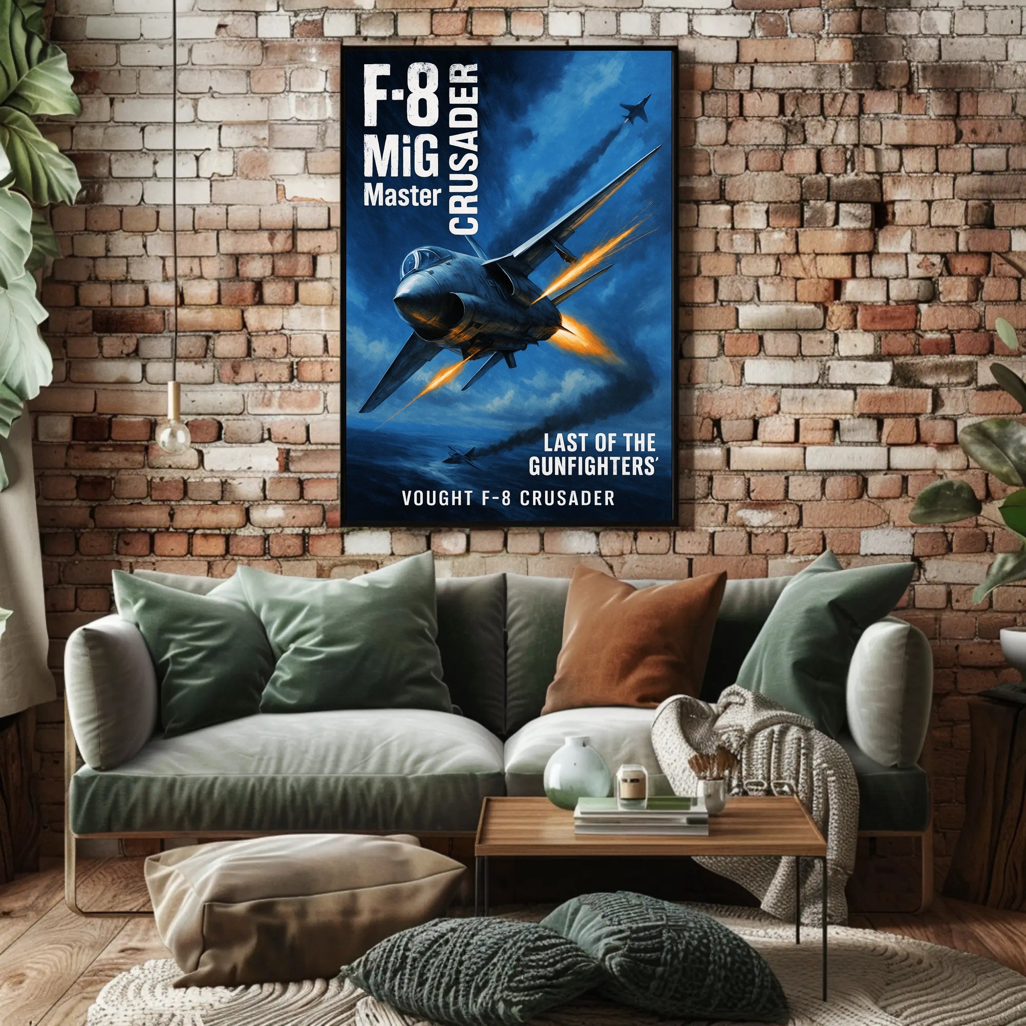 Vought F-8 Crusader Last of the Gunfighters Poster PosterGoat