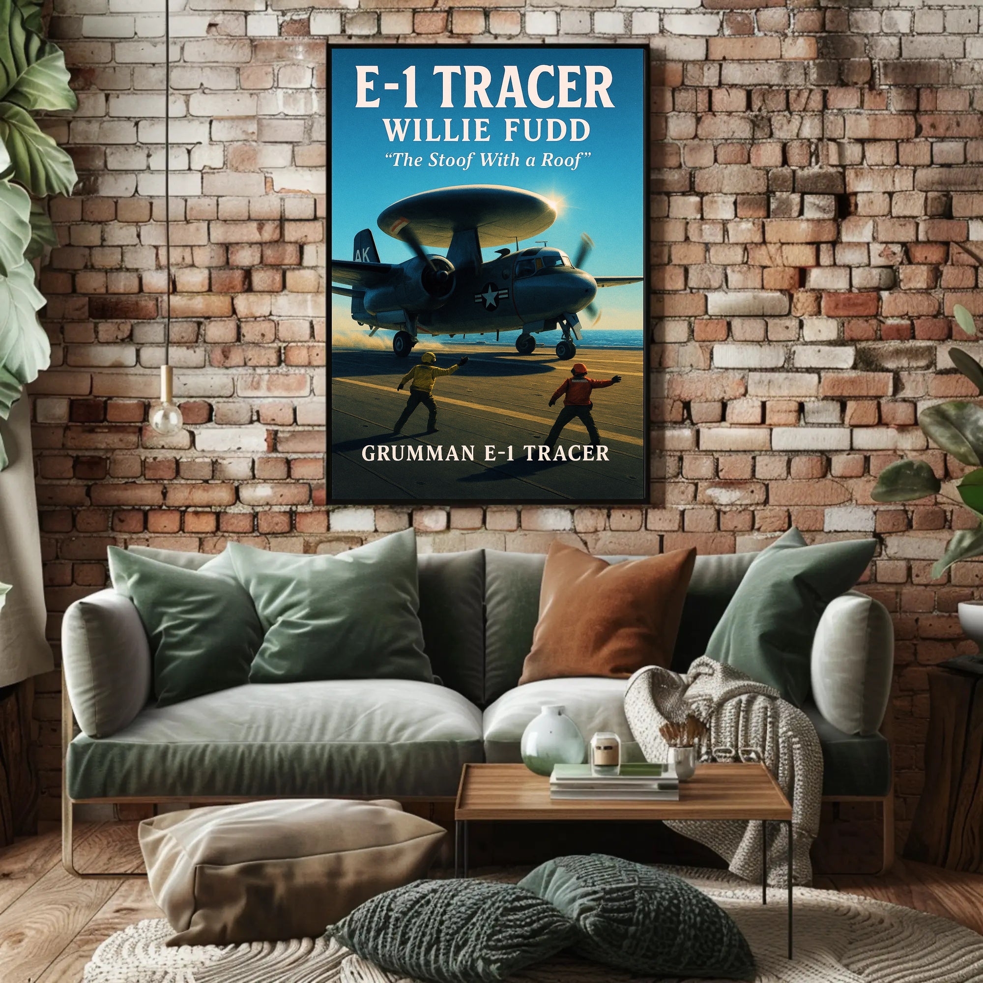 Grumman E-1 Tracer "The Stoof With a Roof" Poster PosterGoat