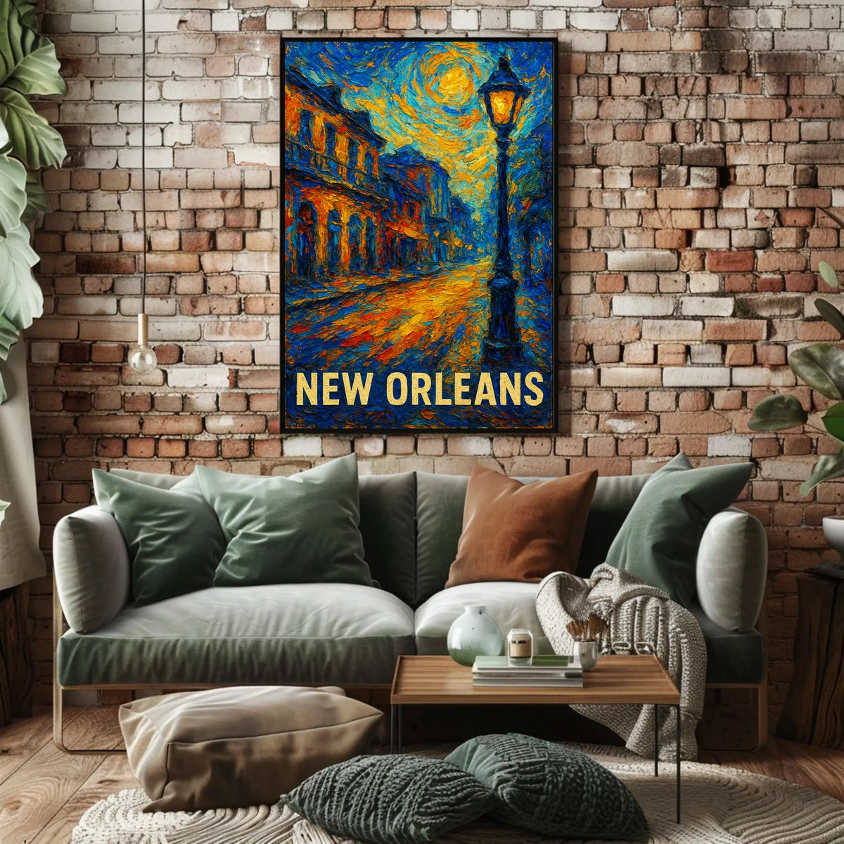 New Orleans Nightscape Poster