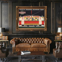 Advertising in Trams Poster